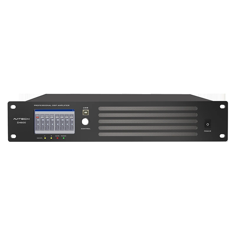 4 CH 600W DANTE DSP -verkkovirtavahvistin