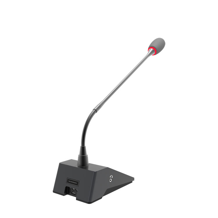 Analoginen superkardioidi -gooseneck -mikrofoni
