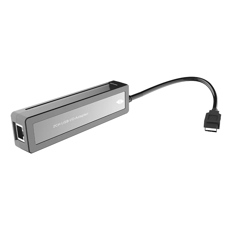 Dante 2 CH USB I/O -sovittimen käyttöliittymä
